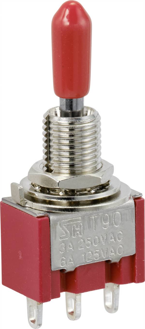 TRU COMPONENTS TC-9353992  Wipschakelaar 250 V/AC 3 A 1x (aan)/uit/(aan)  Moment/0/moment 1 stuk(s)