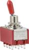 TRU COMPONENTS TC-9354012 Wipschakelaar 250 V/AC 3 A 4x aan/aan Continu 1 stuk(s)