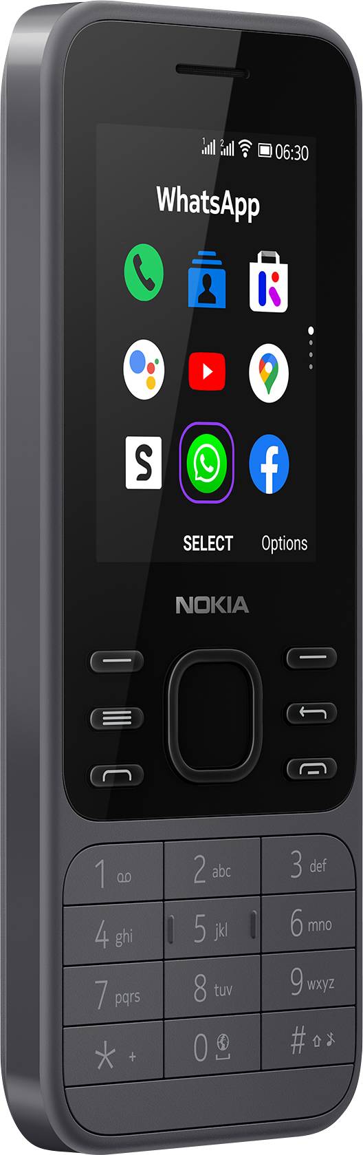 Nokia 6300 4G (Leo) Mobiele telefoon Steenkool-2