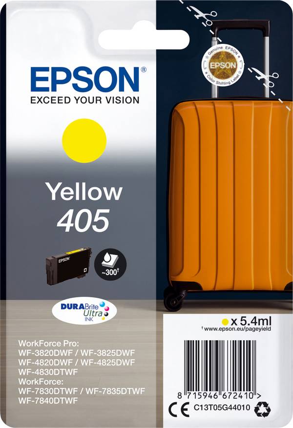 Epson Inktcartridge 405 Origineel  Geel C 13 T 05G44010