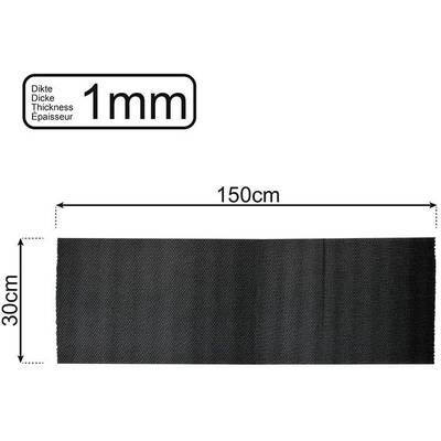 ProPlus 750578  Anti-slip mat (l x b x h) 1500 x 300 x 1 mm 