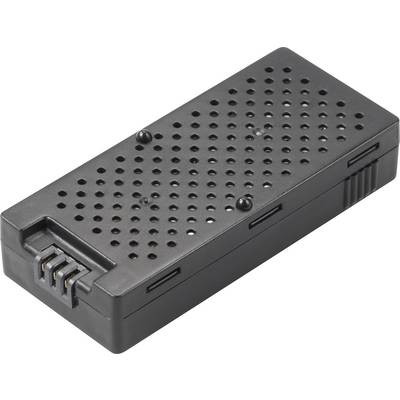 Zwart, rechthoekig, geperforeerd elektronisch behuizing; mogelijk een sensor of een speciaal module.