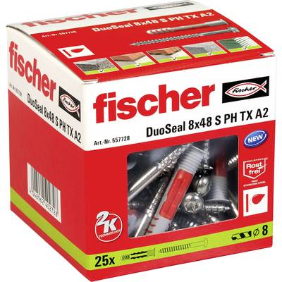 Fischer DuoSeal Plug 48 mm 8 mm 557728 25 stuk(s)