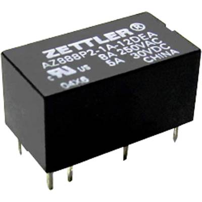 Zettler Electronics Zettler electronics Printrelais 12 V/DC 8 1x NO 1 stuk(s) 