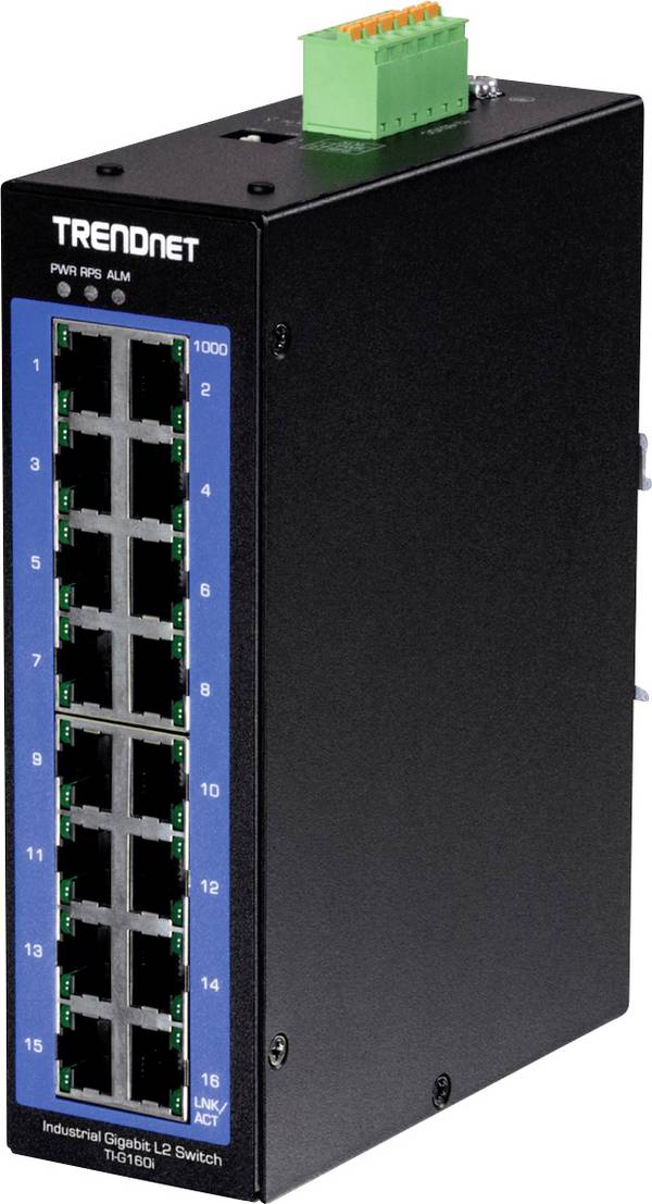TrendNet 21.22.1459 TI-G160i Industrial Ethernet Switch  32 Gbit/s