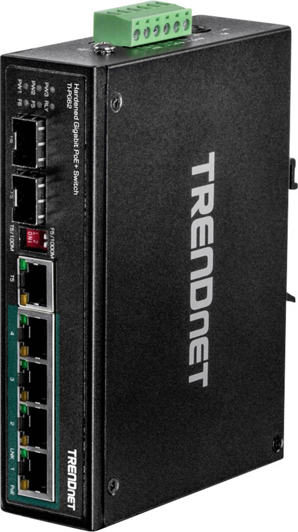 TrendNet 21.22.1279 TI-PG62 Industrial Ethernet Switch  10 / 100 / 1000 MBit/s