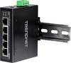 TRENDnet TI-E50 Industriële Fast Ethernet DIN-railschakelaar 5-poorts