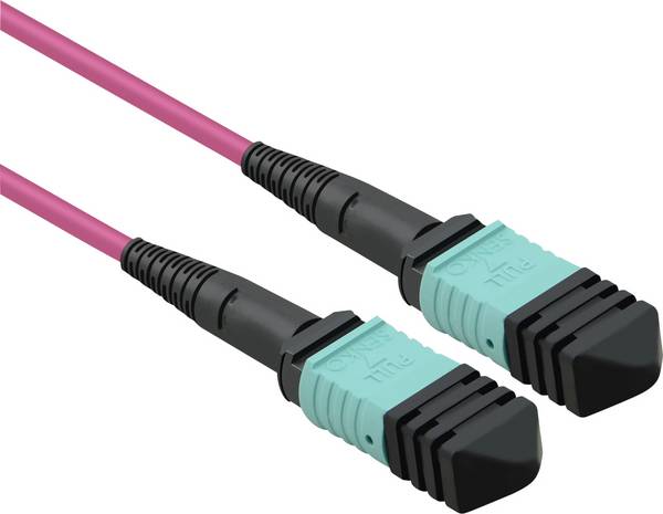 VALUE MPO Trunk Kabel 50/125µm OM4, MPO/MPO, violet, 15 m