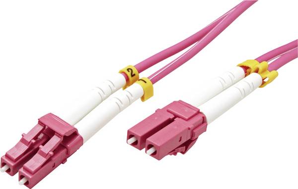 VALUE F.O. kabel 50/125µm OM4, LC/LC, LSOH, violet, 10 m