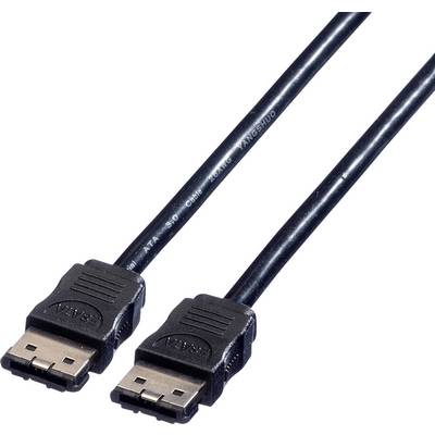 Twee zwarte SATA-kabels met aansluitingen aan beide uiteinden, gebruikt voor het verbinden van harde schijven met een moederbord in computers.