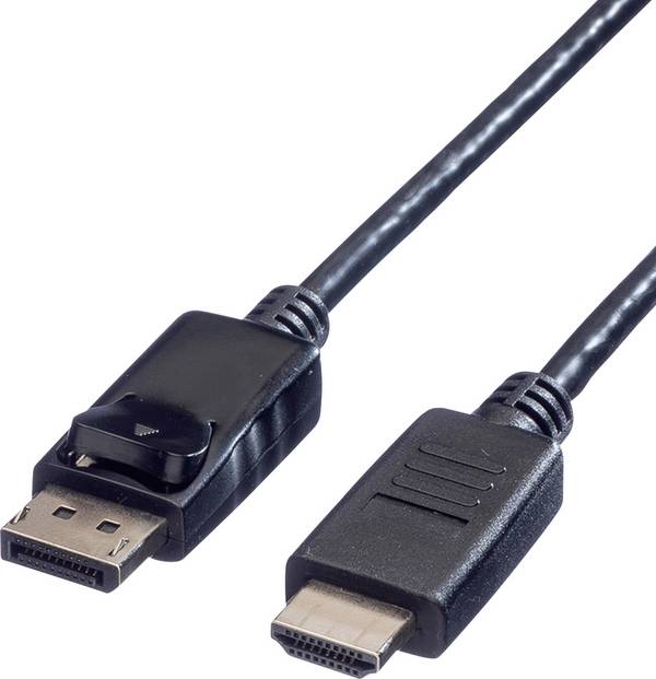 VALUE DisplayPort kabel DP - HDTV, M/M, zwart, 1 m