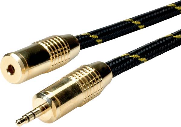 ROLINE GOLD 3,5mm audio verlengkabel Male/Female, 10 m