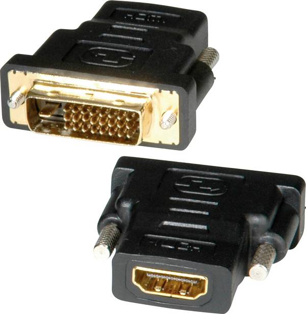 ROLINE HDMI-DVI Adapter, HDMI Female / DVI-D Male