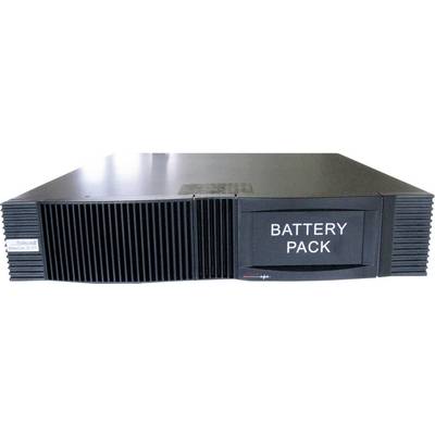 Batterijpakket in een zwarte behuizing met de tekst 'Battery Pack'. Voornamelijk gebruikt voor stroomvoorziening bij uitval.
