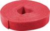 Value 25.99.5253 Klittenband Om te bundelen Lusdeel, Haak- en lusdeel, Haakdeel (l x b) 25 m x 10 mm Rood 25 m