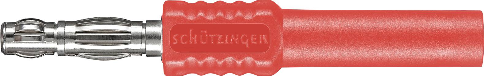 Schützinger BRST 7922 Ni / RT Brugstekker Stekker Rood 1 stuk(s) Piece