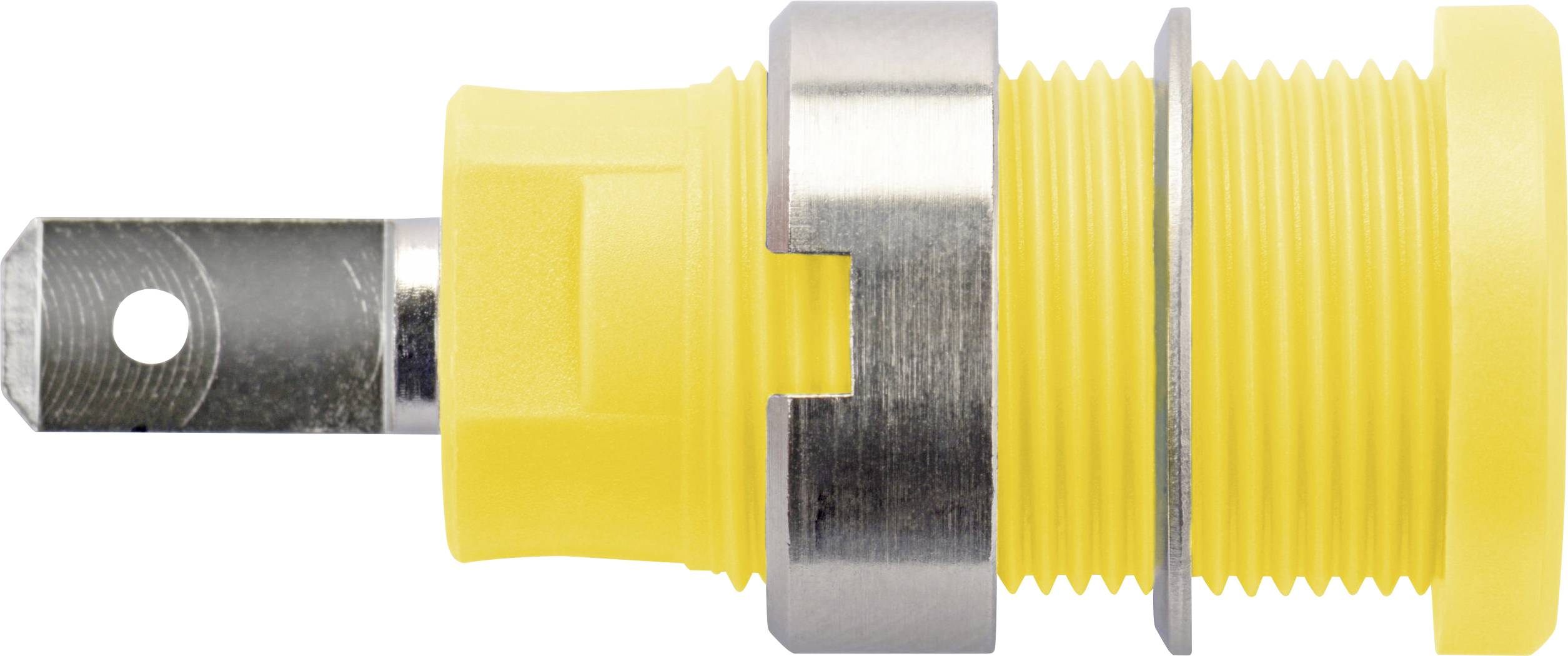 Schützinger DI SEB 6450 Ni / GE Veiligheids-inbouwbus Geel 1 stuk(s)