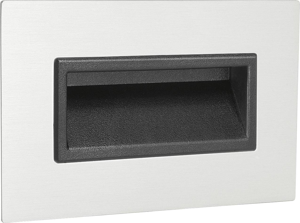 Rohde KM-36.18.093.9005 Verzonken handgreep Zwart (l x b x h) 93 x 19 x 36 mm 5 stuk(s)