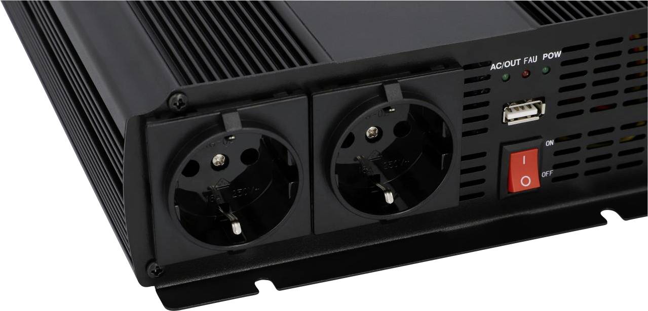 AEG 10058 Omvormer 1500 W 12 V/DC - 230 V/AC Op afstand bedienbaar-3