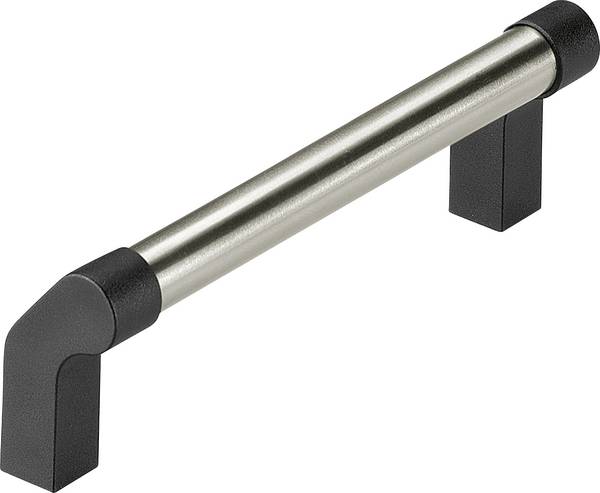 Rohde UG-06.128.37 Universele handgreep Zwart, Zilver (l x b x h) 140 x 12 x 40 mm 3 stuk(s)