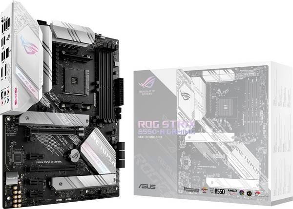 Asus ROG STRIX B550-A GAMING Moederbord Socket AMD AM4 Vormfactor ATX Moederbord chipset AMD® B550