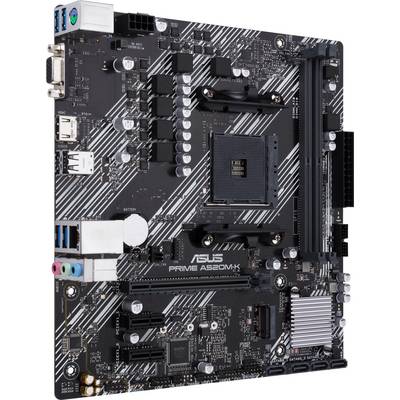 Een zwart computermotherboard met meerdere sleuven, aansluitingen en gemonteerde elektronische componenten.