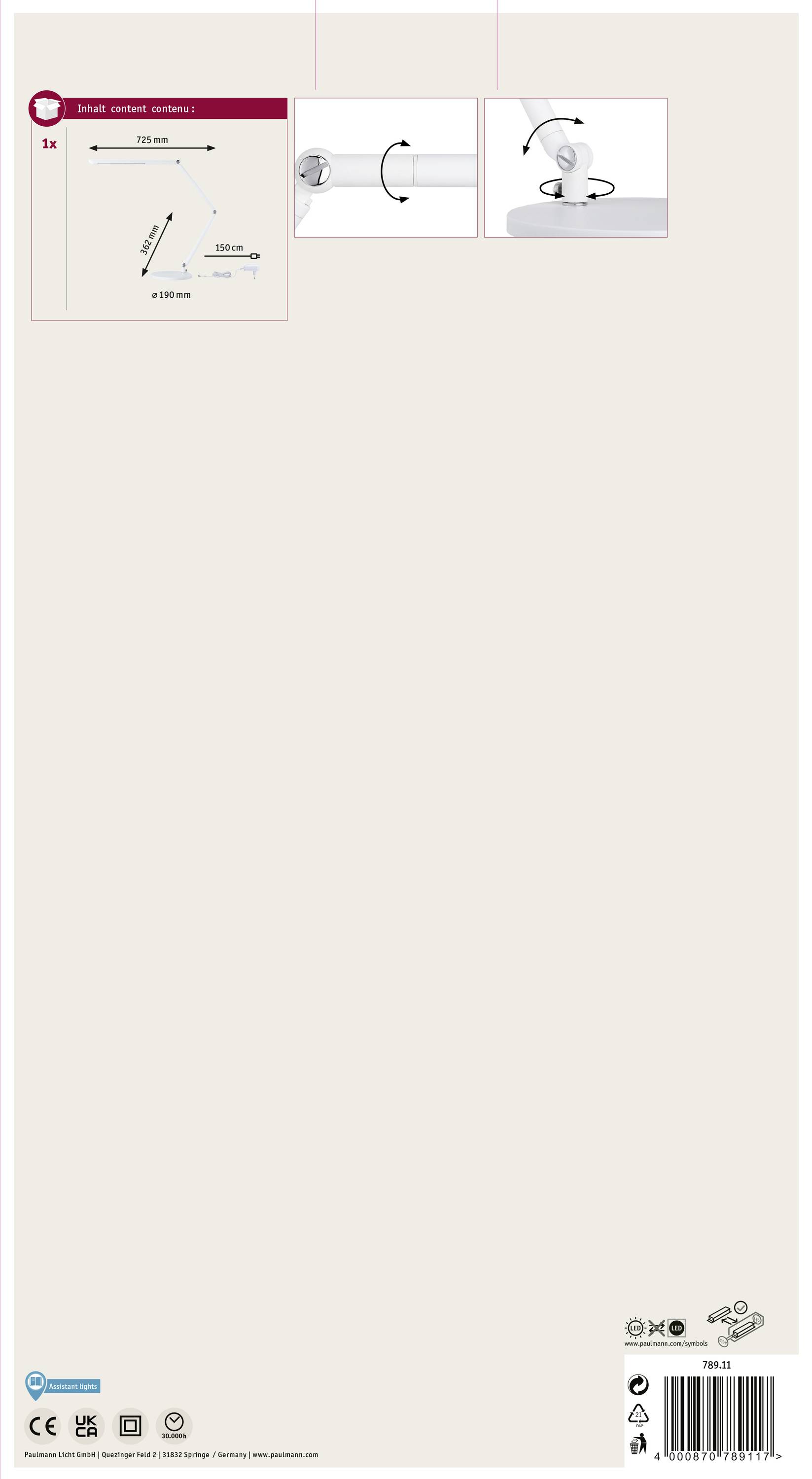 'Instructie voor het installeren van een steun: Stap 1 toont de horizontale en verticale boringen. Symbool- en maatgegevens hieronder.'