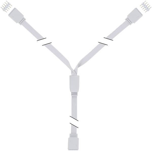 Paulmann 79813 MaxLED Y-Splitter Verbindingsstuk 24 V (l x b x h) 30 x 30 x 7 mm Piece 1 stuk(s)