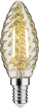 Paulmann 28708 LED-lamp Energielabel F (A - G) E14 Kaars 2.6 W = 26 W Goud (Ø x h) 35 mm x 98 mm  1 stuk(s)