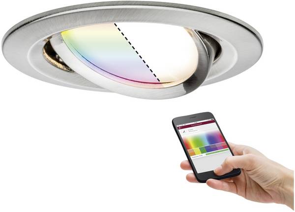 Paulmann 92964  LED-inbouwlamp   LED LED vast ingebouwd 5.2 W IJzer (geborsteld)
