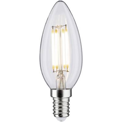 Paulmann 28738 LED-lamp Energielabel F (A - G) E14 Kaars 5 W = 37 W Warmwit (Ø x h) 35 mm x 80 mm  1 stuk(s)