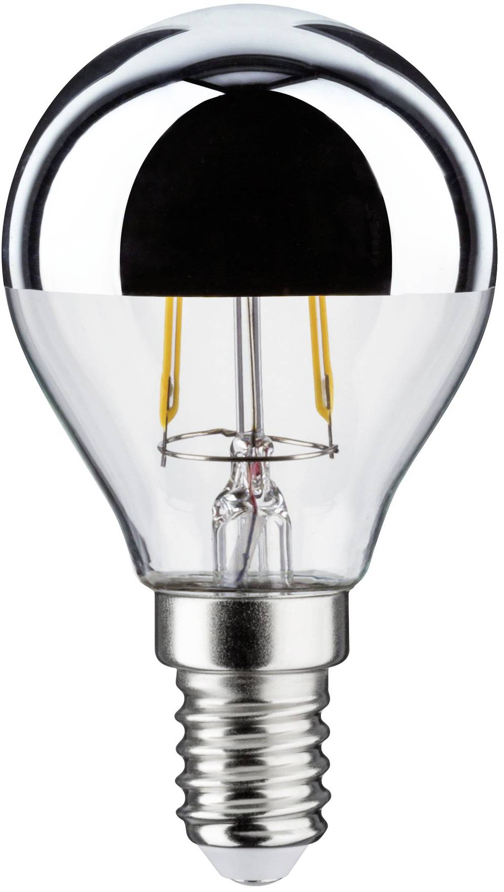 Een gloeilamp met E27-fitting, helder glas, zichtbare binnenliggende filamenten; geschikt voor lampen en algemene verlichting.