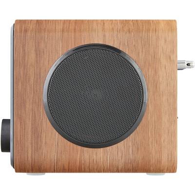 Albrecht DR 865 Radio DAB+, VHF (FM) AUX Barrièrevrij, Incl. afstandsbediening, Toetsvergrendeling, Wekfunctie Hout (don-3