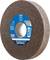 'Ronde slijpschijf met blauwe middenkern, geëtiketteerd als Universeel voor verschillende slijptoepassingen. Korrelgrofte 36.'