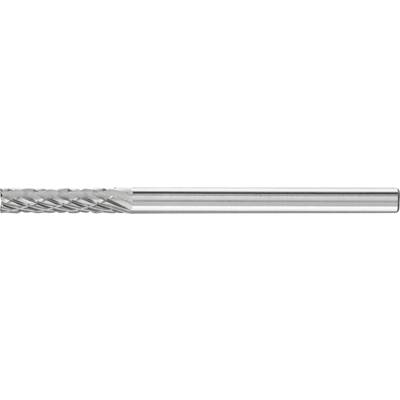 PFERD 21200283 Freesstift Hardmetaal Cilinder met kopvertanding  Lengte 43 mm Afmeting, Ø 3 mm Werklengte 13 mm Schachtd