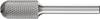 PFERD TOOLS 21105376 Freesstift Hardmetaal Wals Lengte 65 mm Afmeting, Ø 12 mm Werklengte 25 mm Schachtdiameter 6 mm 1 stuks