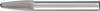 PFERD TOOLS 21157205 Freesstift Hardmetaal Ronde boog Lengte 55 mm Afmeting, Ø 6 mm Werklengte 18 mm Schachtdiameter 6 mm 1 stuks