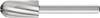 PFERD TOOLS 22411516 Freesstift HSS Wals Lengte 65 mm Afmeting, Ø 12 mm Werklengte 25 mm Schachtdiameter 6 mm 1 stuks