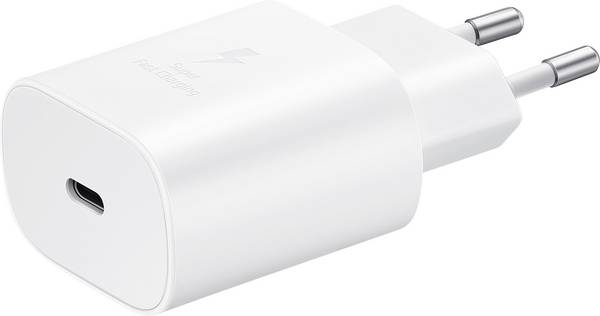 Samsung EP-TA800EWE USB-oplader 25 W 1x USB-C SuperCharge Wit Thuis Zonder kabel, Snellader