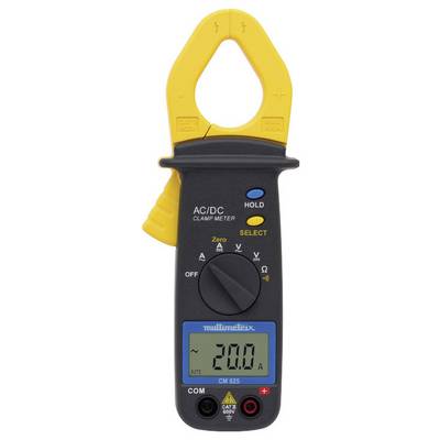 Multimetrix CM 625 Stroomtang Kalibratie (ISO) Digitaal CAT III 300 V Weergave (counts): 4300