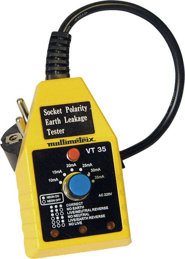 Multimetrix VT 35 Aardleksneltester  CAT II 250 V LED