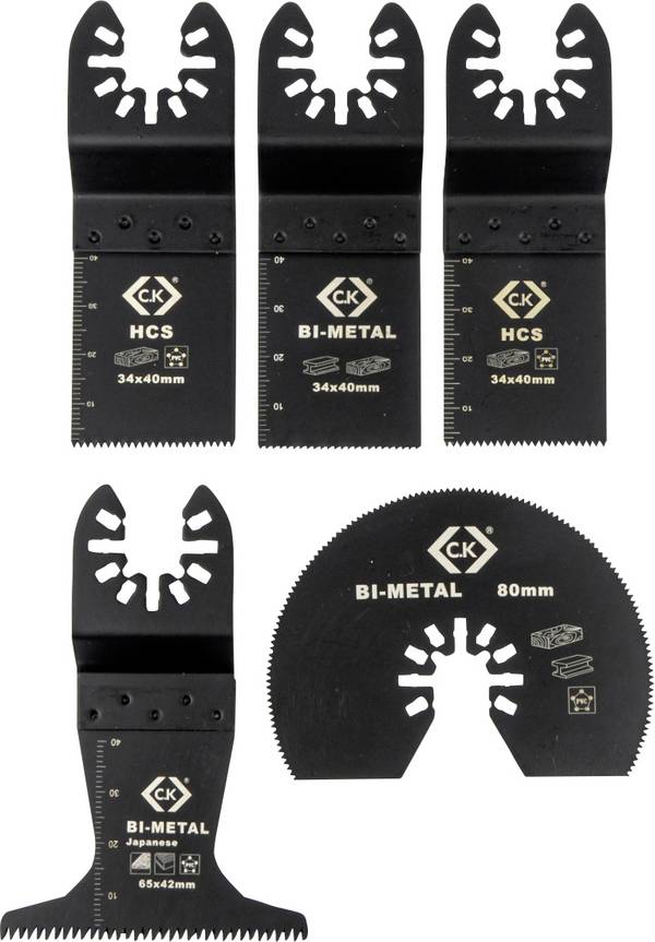 C.K T0870  Zaagbladset  5-delig   1 set(s)
