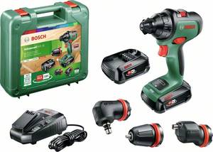 Conrad Bosch Home and Garden AdvancedDrill 18 Accu-schroefboormachine 18 V 2 snelheden Incl. 2 accu's, Incl. koffer, Incl. lader aanbieding