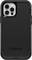 Een zwarte OtterBox-telefoonhoes voor een smartphone met drie camera-openingen en het OtterBox-logo onderaan.