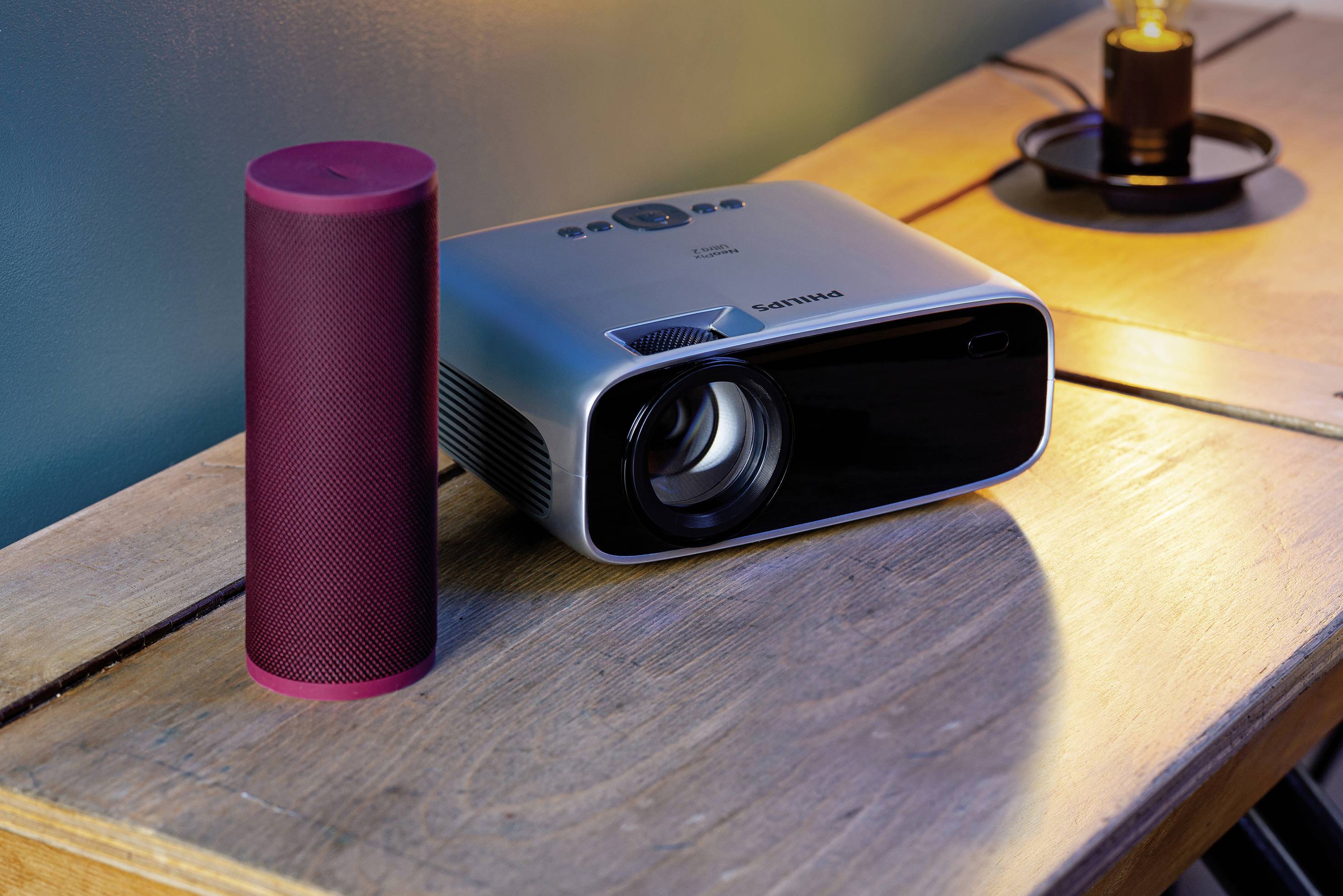 Philips NeoPix Ultra 2 Beamer LED 1920 x 1080 Full HD 3000 1 Wit Conrad.nl