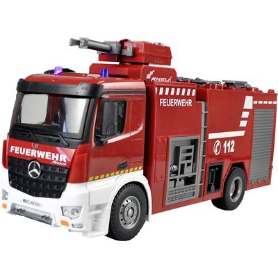 Amewi 22503 Mercedes Benz Feuerwehr-Löschfahrzeug - Lizenzfahrzeug 1:18  RC truck 100% RTR Incl. accu en laadkabel 