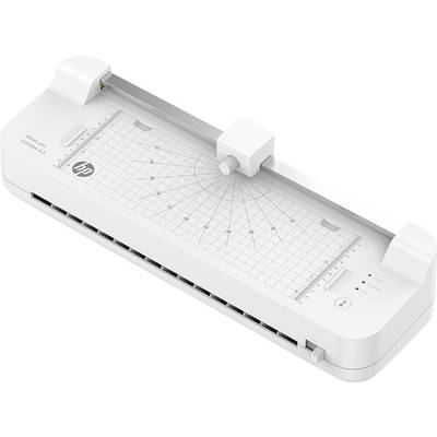 Een witte rolsnijder met een raster voor nauwkeurige snijgeleiding op het oppervlak, geschikt voor snijwerkzaamheden.