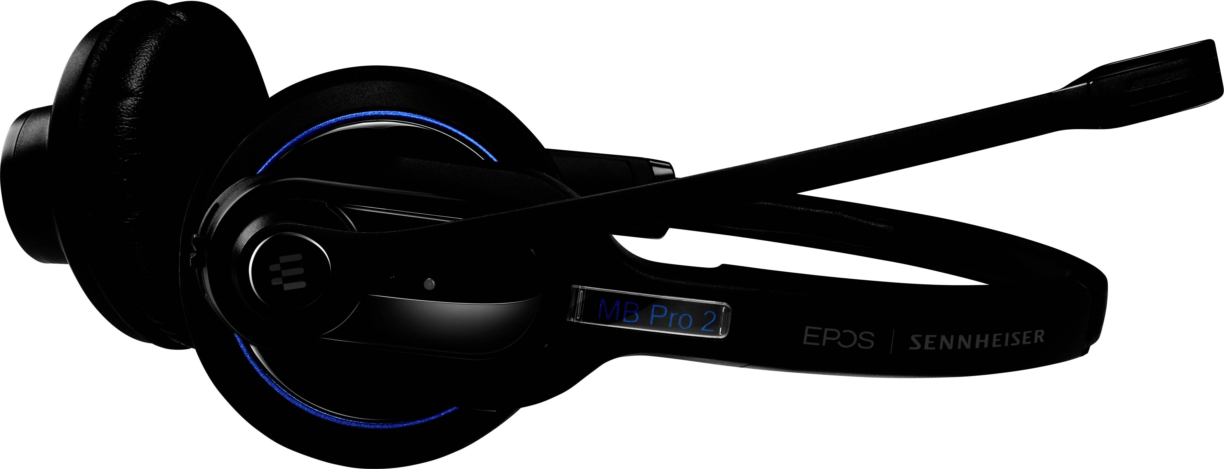 EPOS IMPACT MB Pro 2 On Ear headset Bluetooth Stereo Zwart Noise Cancelling Telefoon-2