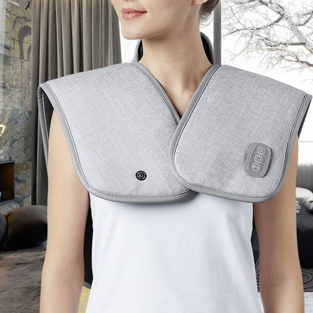Sharper Image -  Nek- en schouderkussen -  met warmte- en vibratiemassage