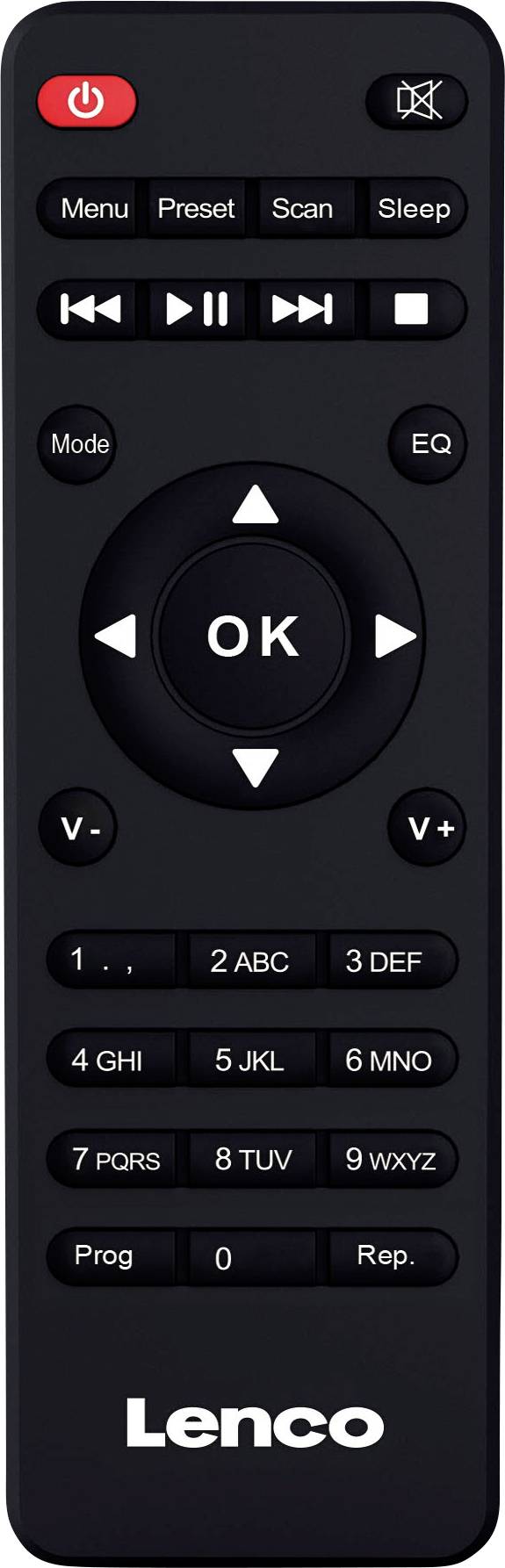 Lenco MC-250BK Stereoset Bluetooth, CD, DAB+, Internetradio, USB, FM 2 x 10 W Zwart-1